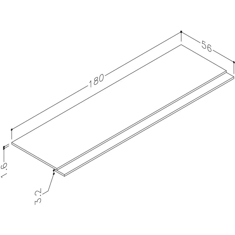 Pure Baths Thalia 1800mm 2 Piece Bath Panel - Matt White