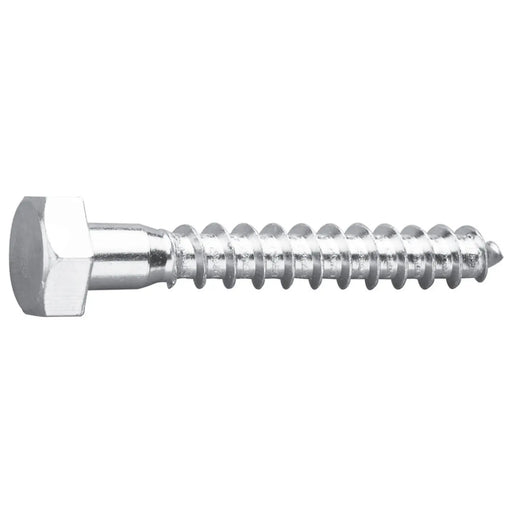 TimberMate Coachscrew 8x60mm BZP Hex Hd DIN571 Bx 100