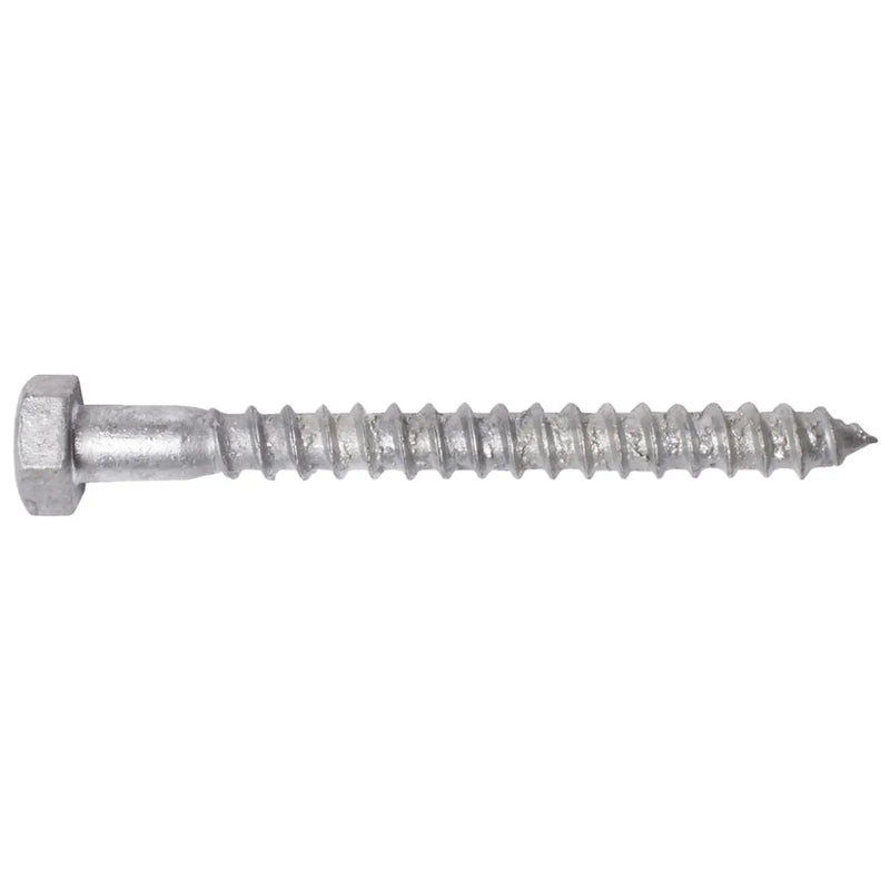 TimberMate Coachscrew 10x70mm Galv Hex Hd DIN571 Bx 100