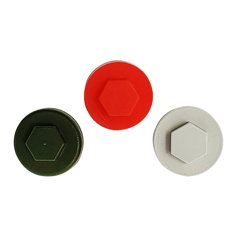TechFast Cover Cap 19mm Bx 100 Goosewing Grey