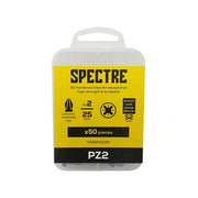 Spectre S2 Bits Pk 50 PZ2x25mm