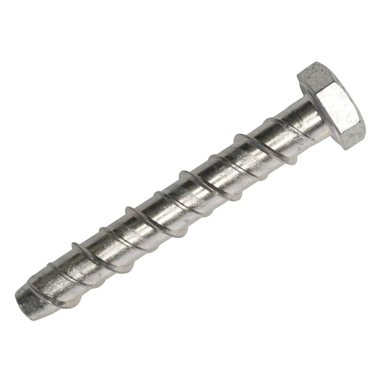 Serbolt Hex Concrete M8x100 Bx 100 Zinc Plated