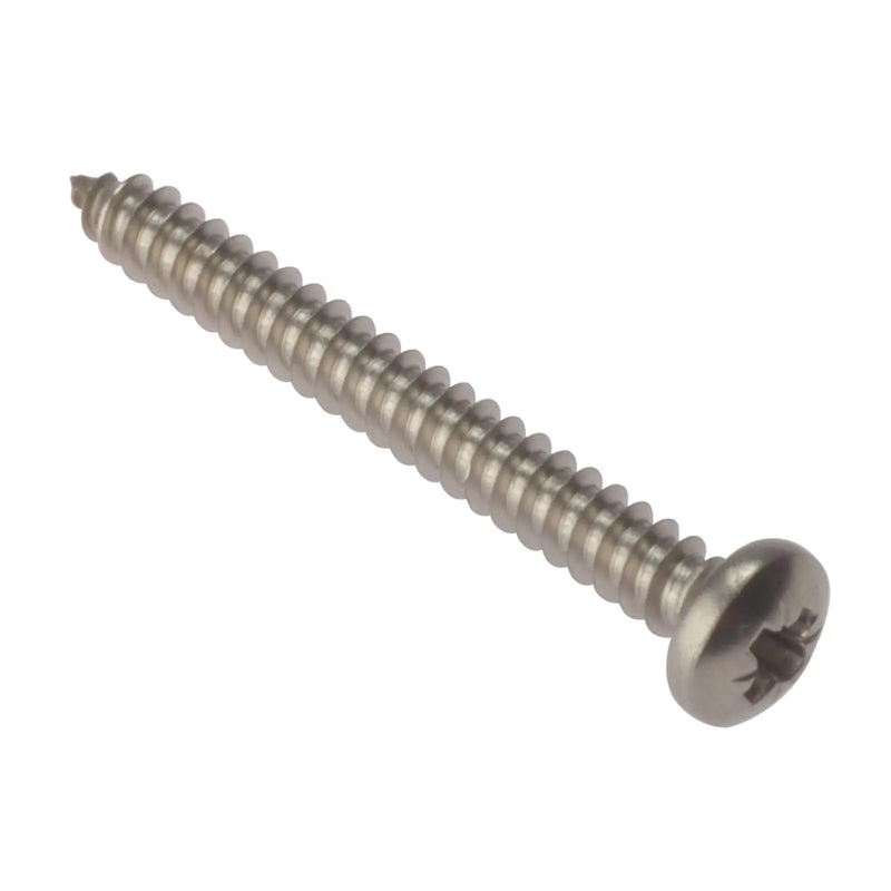 S/Tap Pan Hd SS 1/2"x6 A2 3.5x13 PZ Bx 100