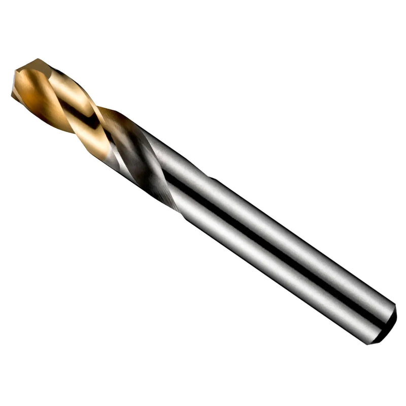 Dormer Drill DIN/Ansi 4.2 mm HSS Stub Bright/TiN Per 10