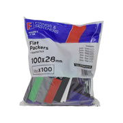 FF Flat Packers Bag 28mm Mixed 100 Per Bag