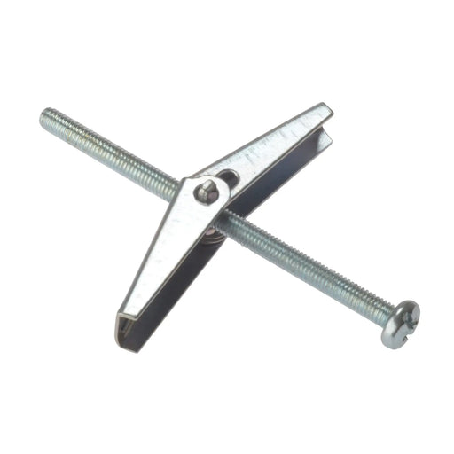 MasonMate Spring Toggle M5x100 BZP Wings & M/Screw Bx 50