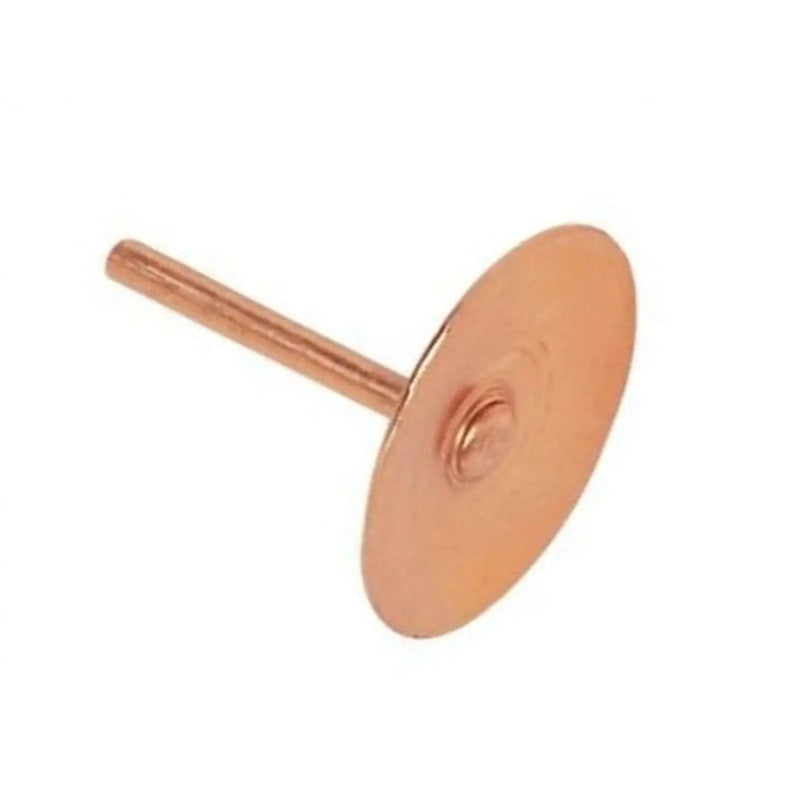 Copper Disc Rivets 20x20x1.5mm 1000 Per Bx