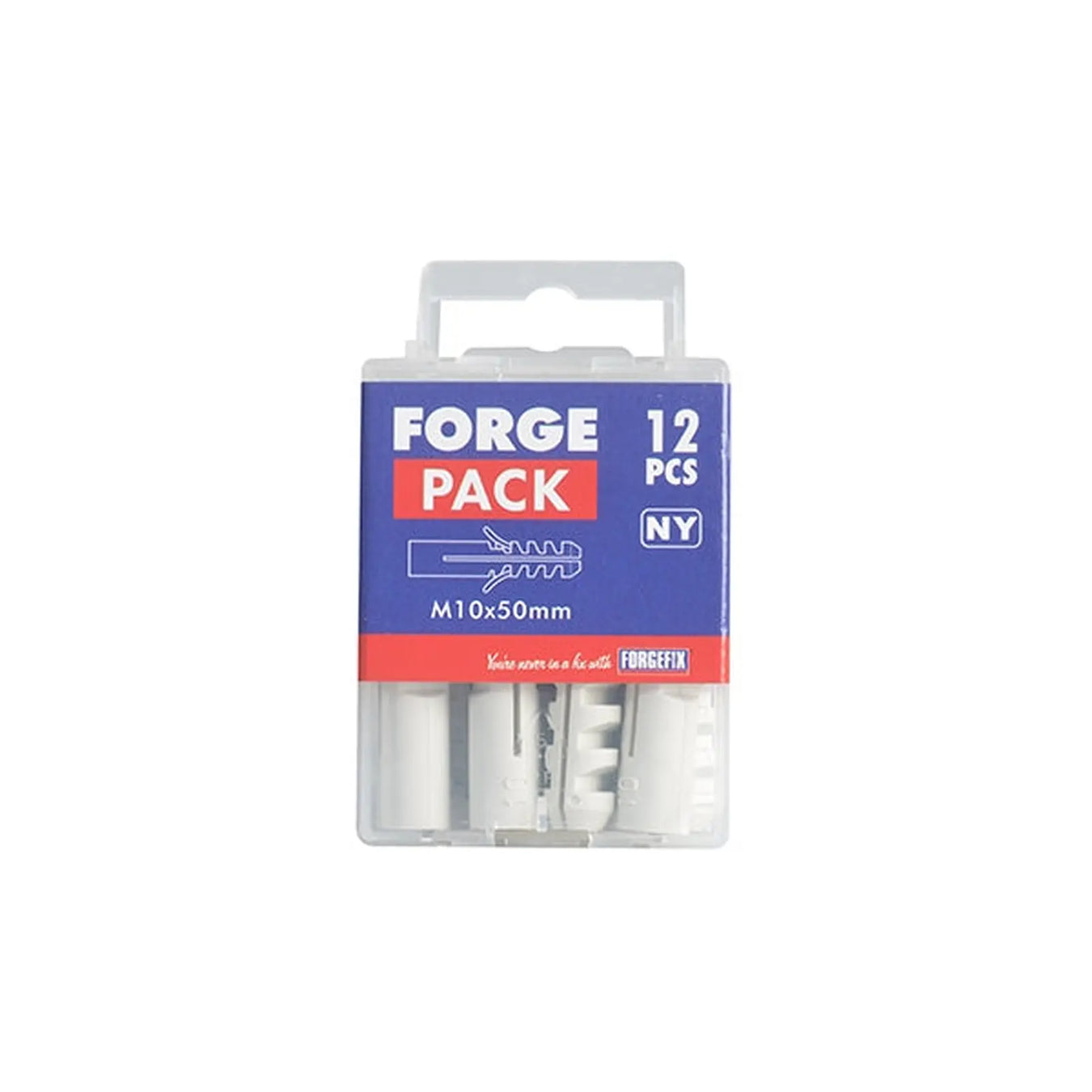 ForgePack Expansion Wall Plug 6 per Pk Nylon M14x75mm