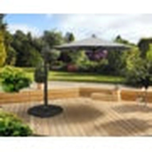 Pagoda 3m Deluxe Overhanging Parasol Grey