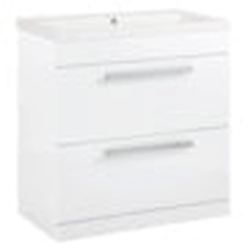 SP Avalon 2 Drawer Gloss White Basin Unit 800mm