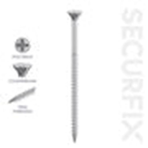 Securfix Twin Thread Screws 8 x 1 ½"-4.0 x 40mm | Pack of 200
