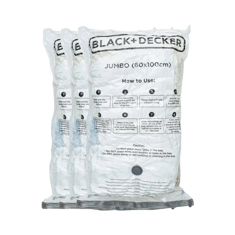 Stax Black & Decker Vacuum Storage Bags Jumbo 3 Pack