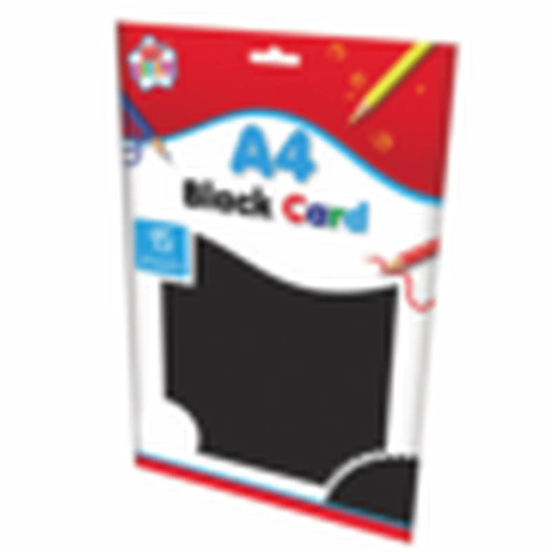 Ig Design A4 Black Card 15 Sheet