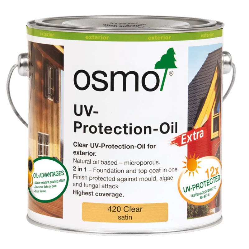 Osmo UV Protection Oil Extra Clear 2.5L Satin