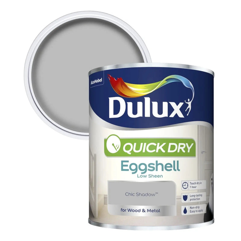 Dulux Quick Dry Eggshell 750ml Chic Shadow