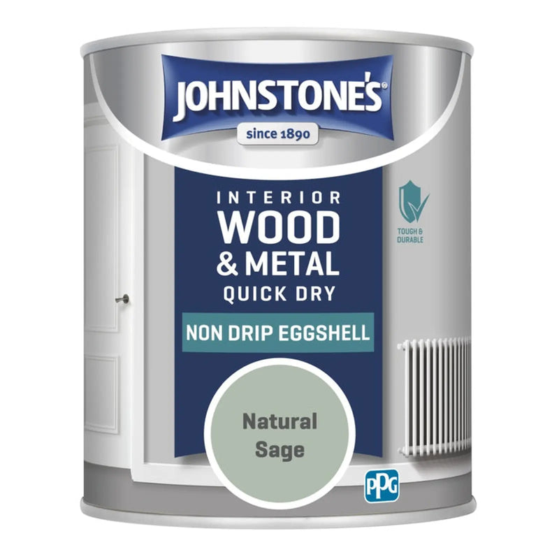 Johnstone's Non Drip Eggshell 750ml Natural Sage