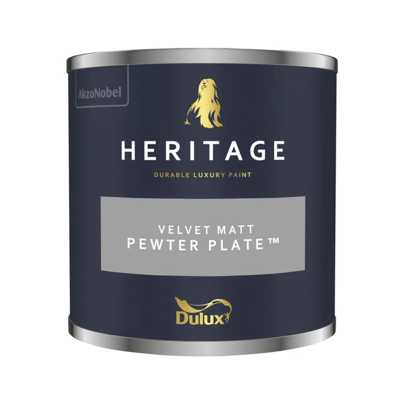 Dulux Heritage Tester 125ml Pewter Plate