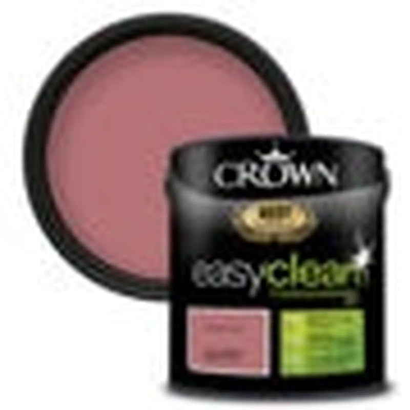Crown Easyclean Matt Emulsion 2.5L Rhubarb Rose