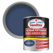Sandtex 10 Year Exterior Multi Surface Gloss 750ml Oxford Blue