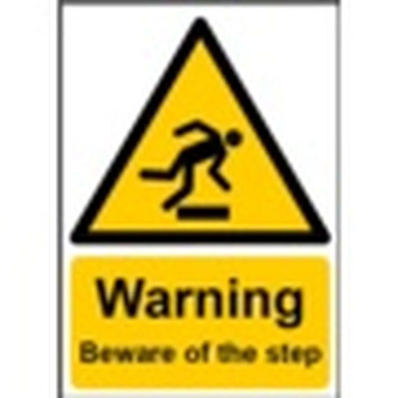 Smiths Architectural Danger Beware Step Sign 148mmx210mm