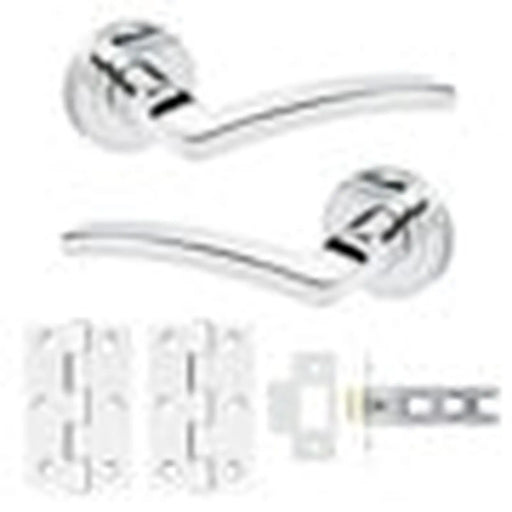 Smiths Architectural Nova Handle Latch Pack CP 52mm rose dia.