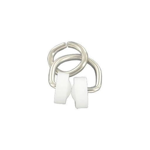 Securit Curtain Rail Runners Nickel Plated - Pack of 10