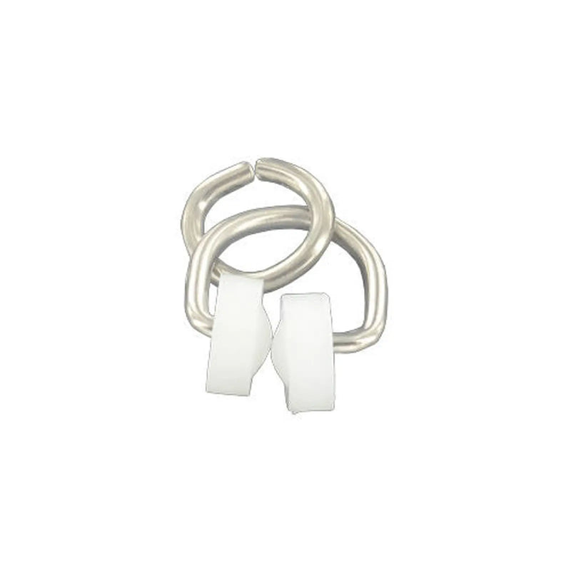 Securit Curtain Rail Runners Nickel Plated - Pack of 10