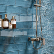 Golden Tile Vintage Ceramic Wall Tile 300 x 100 x 7mm 0.84m2 Light Blue