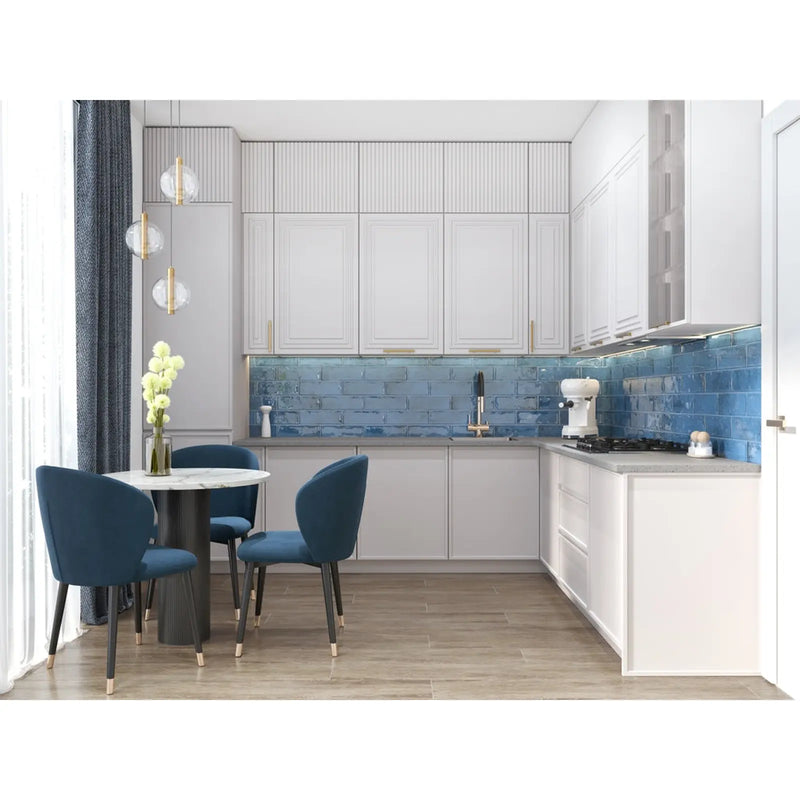 Golden Tile Vintage Ceramic Wall Tile 300 x 100 x 7mm 0.84m2 Light Blue