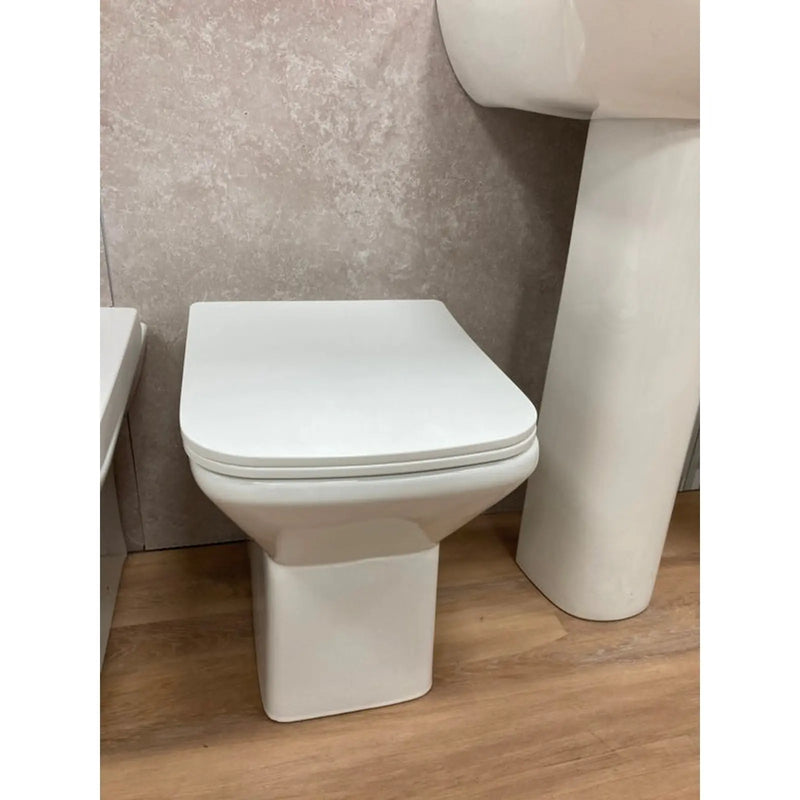 SP Rimless Back To Wall Pan & Seat