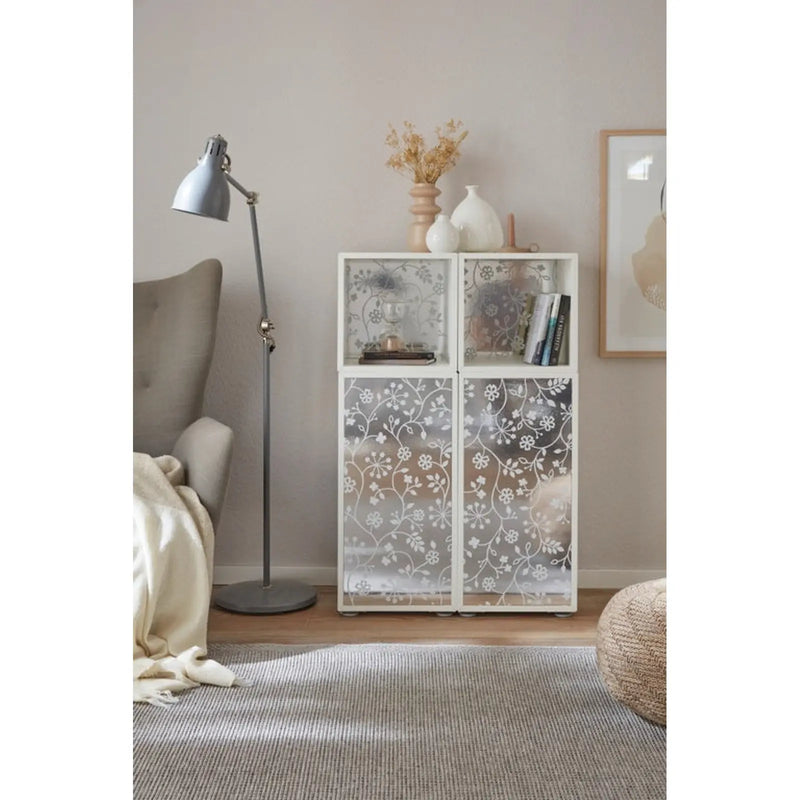 d-c-fix® Self Adhesive Film - Metallic Flower Tendril 45cm x 1.5m