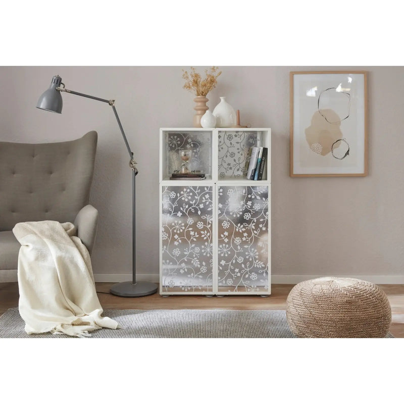 d-c-fix® Self Adhesive Film - Metallic Flower Tendril 45cm x 1.5m