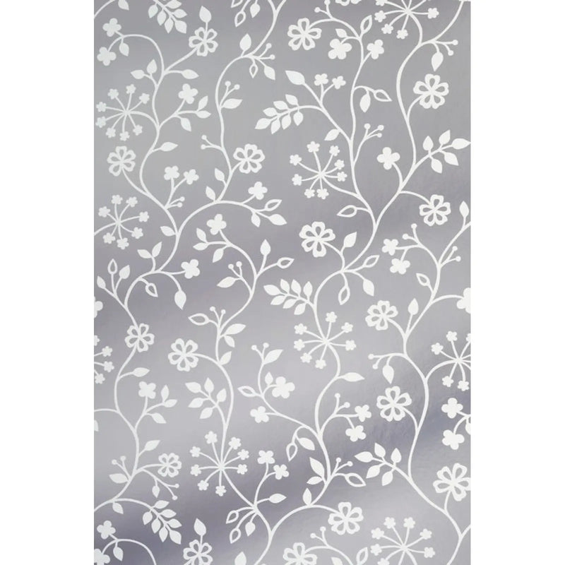 d-c-fix® Self Adhesive Film - Metallic Flower Tendril 45cm x 1.5m