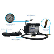 Streetwize Metal Air Compressor Tornado 12v