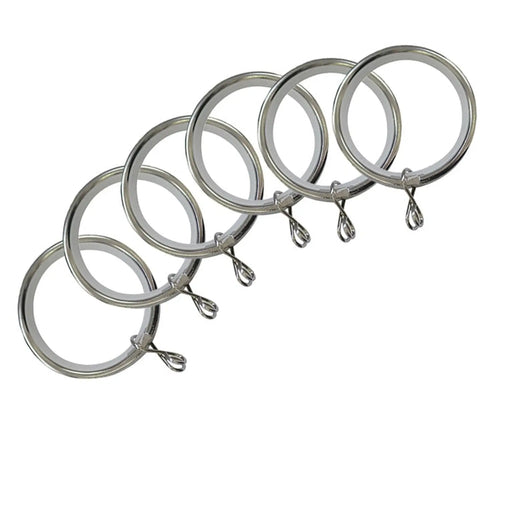 Jones Interiors Cosmos Rings Chrome Pack 6
