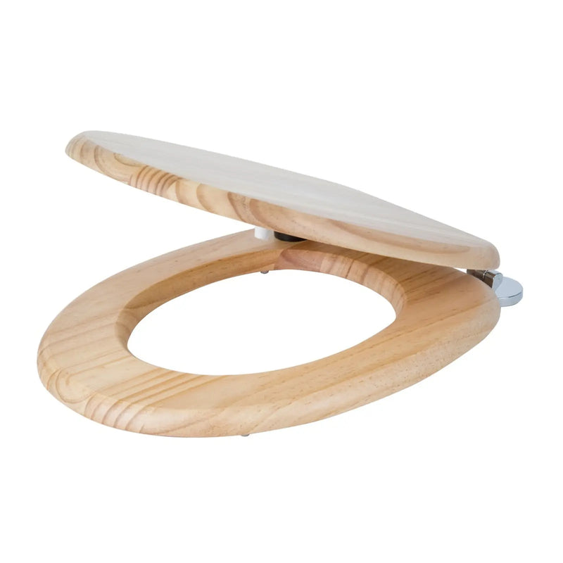 Croydex Flexi-Fix Toilet Seat Davos Blonded Pine