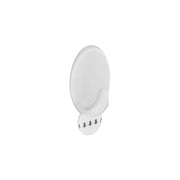 Securit Removable Oval Hook White 50 x 30mm Pack 3