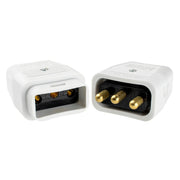 Masterplug 10 Amp 3 Pin Heavy Duty N/Rev Connector White