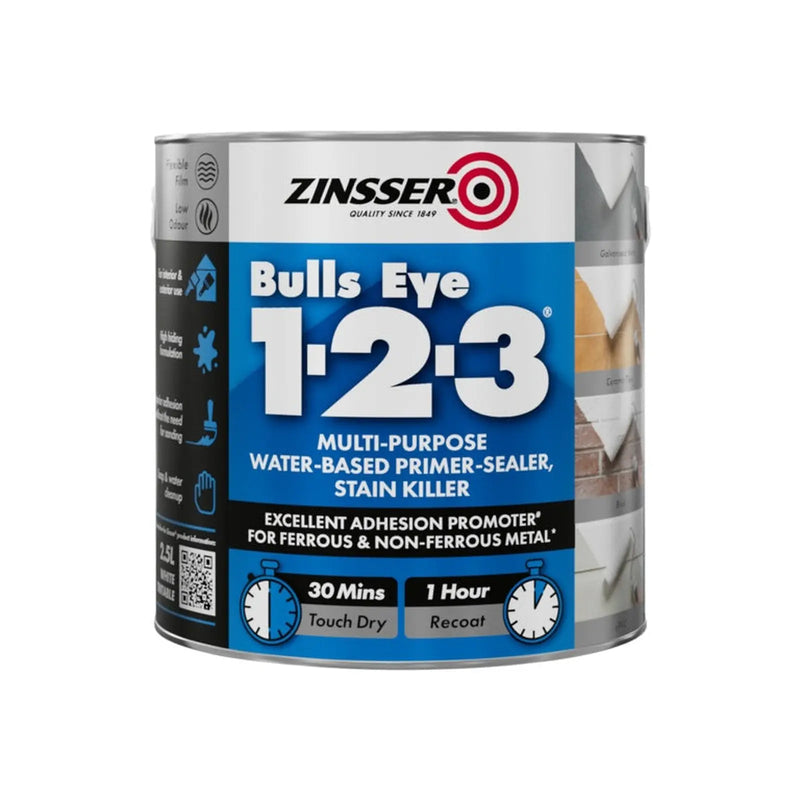 Zinsser Bullseye 1-2-3 Deep Tint Primer 2.5L