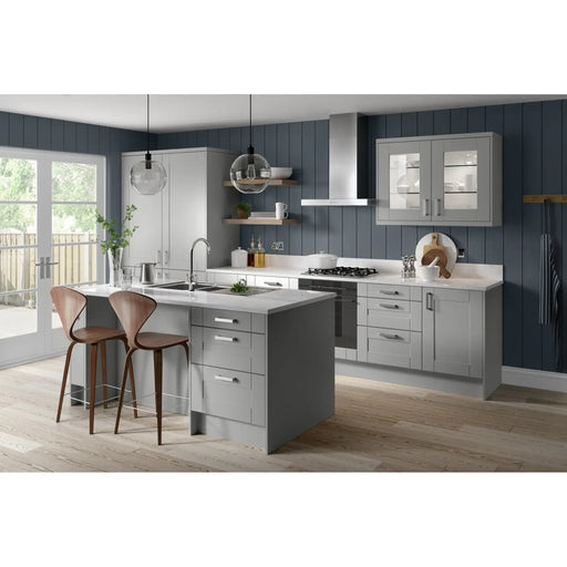 Gower Rapide+ Verona Grey Cooker Hood Unit 600mm