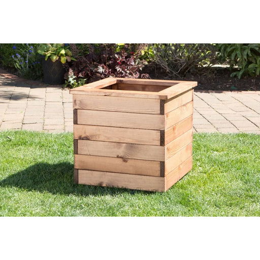 Charles Taylor Large Square Wooden Planter W47 x D47 x H38cm