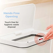 Tower 50L Rectangular Sensor Bin White