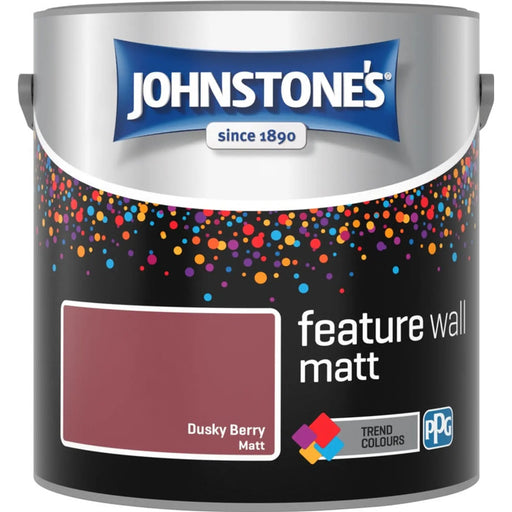 Johnstone's Feature Wall Matt 2.5L Dusky Berry