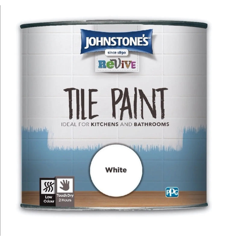 Johnstone's Tile Paint 750ml White