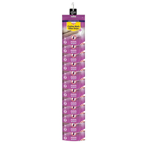 Zero In Clothes Moth Killer Strips Pack 20 Clip 24