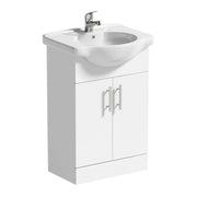 SP Rydal Freestanding White Vanity Unit 475mm