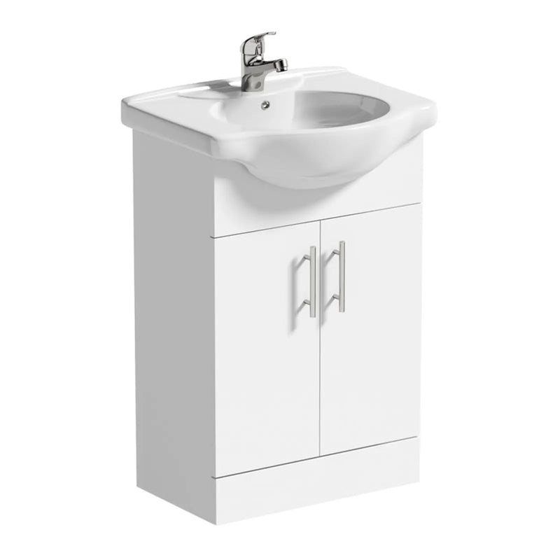 SP Rydal Freestanding White Vanity Unit 475mm