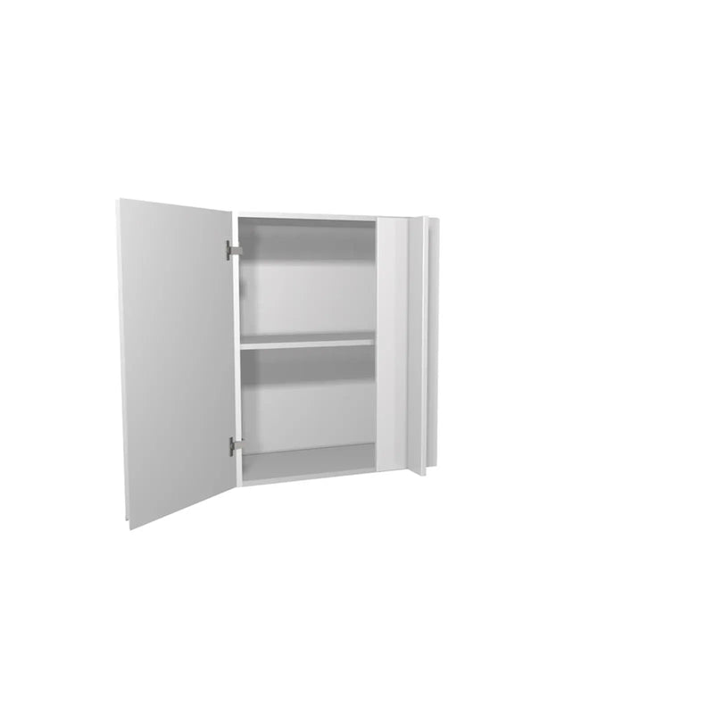 Gower Rapide+ Capri White Corner Wall Unit 600mm