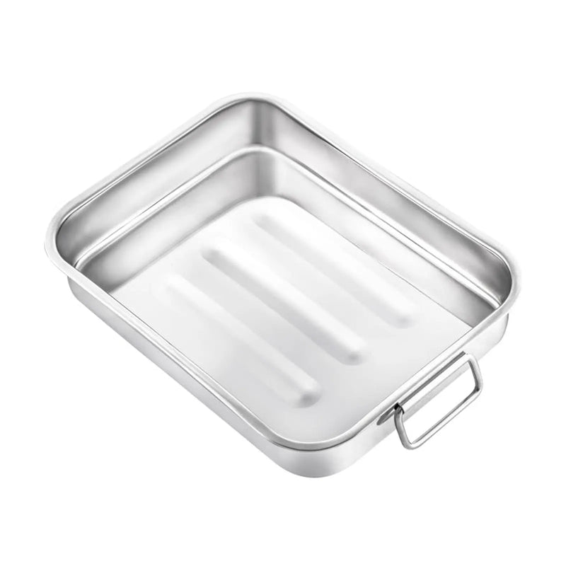 Pendeford Stainless Steel Collection Roasting Tray 35 x 26cm