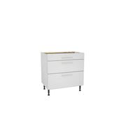 Gower Rapide+ Paris White 3 Drawer Pack 800mm
